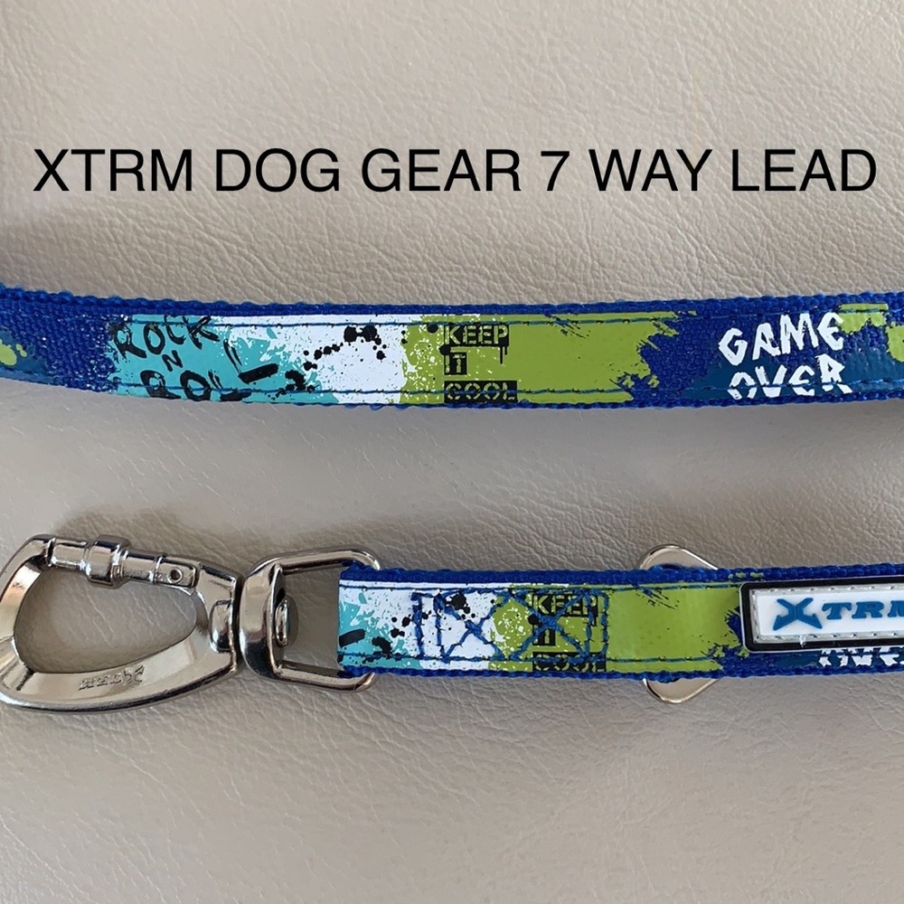 💯✅ AUTHENTIC XTRM DOG GEAR 7-WAY LEAD
